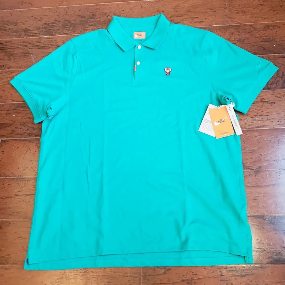 Nike Men XL Golf Tiger Woods "Frank" Polo 2020 Green Masters